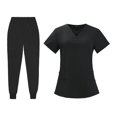 thumbnail image 3 of Nursing Keeper Set for Women, Work Suits, Soft Long Pants, Nurse Uniform, Scrub XXL, 3 of 7
