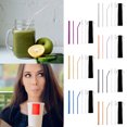 thumbnail image 1 of Vaidha 304 Stainless Steel Straw Set Cloth Bag Metal Straw Portable Set Restaurant Beverage Straw Set, 1 of 2
