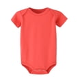 thumbnail image 1 of MIASHUI Cache-Couches à Manches Courtes Unisexes pour Bébé, une-Pièce, sous-Vêtement, Rouge Melon D\'eau, 3-6 Mois, 1 of 3