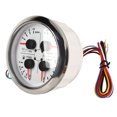 thumbnail image 3 of Aramox Multifunctional Gauge, 4in1 85mm Guage Multifunction Fuel  Oil Pressure Water Temp Volt Meter DC 9-32V For Car RV Boat Motorcycle, 3 of 8