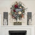 thumbnail image 3 of Fall Cheetah Wreath-Year  Wreath Fall Cheetah Wreath Thanksgiving Harvest Festival Decoration, 3 of 6