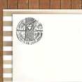 thumbnail image 1 of Printtoo Tampon en Caoutchouc Rond Personnalisé, Icône d'Arbre d'Encre pour Mariage, 1 of 1