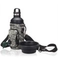 thumbnail image 1 of Made Easy Kit Water Bottle Carrier with Pocket for Dog Poop Waste Bags and Adjustable Padded Shoulder Strap, 1 of 1