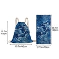 thumbnail image 3 of LSLJS Microfiber Beach Towel Oversized Beach Blanket Two-in-one Beach Bag-digital Printed Drawstring Bag, Beach Towel Bath Towels, 3 of 9
