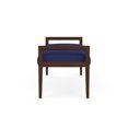 thumbnail image 3 of Pemberly Row Banc d'Accueil 2 Places avec Cadre en Bois, Bleu, 3 of 5
