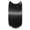 thumbnail image 2 of Invisible Wire No Clips in Hair Extensions Miracle Secret Hairpieces Silky Synthetic hair, 2 of 6