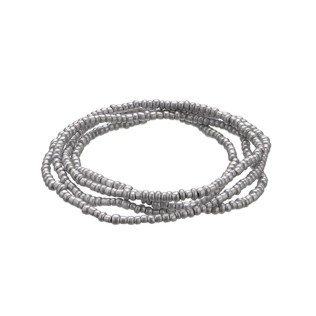 Women Waist Bead Chain Multi-layer Elastic Body Chain Belly Chain for Beach