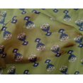 thumbnail image 4 of oneOone Silk Tabby Fabric Leaves & Floral Block Decor Fabric Printed BTY 42 Inch Wide, 4 of 4