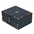 thumbnail image 1 of Wooden Vintage Storage Box Chest Treasure Box, Decorative Small Keepsake Box Jewelry Trinket Chest, Antique Style Storage Organizer Container for Keepsakes Treasures Jewelry, 1 of 9