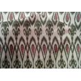 thumbnail image 4 of oneOone Cotton Silk Fabric Ogee Ikat Print Fabric BTY 42 Inch Wide, 4 of 4