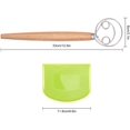 thumbnail image 2 of Cribun Danish Dough Whisk, Premium Dough Scraper and Stainless Steel Double Eyes Bread Mixer with Wooden Handle, Bread Making Tools Set for Kitchen Homemade Baking Tools, 2 of 5