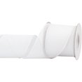 thumbnail image 1 of Joycrosso Burlap Wired Edge Ribbon 3 inch x 10 Yards, White, Ideal for Crafting, Gift Wrapping, Wreath, Christmas Tree, and Rustic Wedding Decorations, 1 of 4