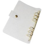 HLONK Binder Notebook Shell Binder Cover Scrapbook PVC Couverture Couverture de bouteille de planificateur rechargeable A5