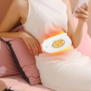 Portable Heating Pad for Lumbar Pain Relief, Adjustable Vibration Massage and Heat Therapy, Rechargeable Pain Relief Belt for Women, Home and Kitchen Essentials for Back and Abdominal Comfort