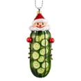 thumbnail image 2 of Amzcrzy Pendant Products Multi Functional Acrylic Decorative Christmas Tree Pendant Cute Mini Cucumber Christmas Pendant Holiday Decorations Hanging Decor Garden Decorations Christmas Decorations, 2 of 4