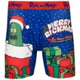 thumbnail image 1 of Rick And Morty Joyeux Pickle Rickmas Boxeur Briefs-Medium (32-34), 1 of 5