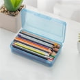 thumbnail image 2 of Tyidzon Pencil Case Clear Pencil Case Pencil Box, Boxes With Snap-tight Lid Stackable Design Plastic Pencil Box, Pencil Boxes, 2 of 3