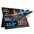 thumbnail image 2 of TUTT 23.8" Gaming Portable Monitor | 120Hz FHD Built-in Kickstand, Dual Speaker, VESA Mount S23, 2 of 12