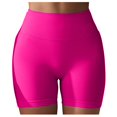 thumbnail image 1 of WEIYLL Womens Yoga Shorts Seamless Scrunch Workout Gym Solid Color Rd1 Pants L, 1 of 5