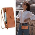 thumbnail image 1 of iPhone 15 Plus Case ,Zipper Handbag Wallet Leather Cover with Crossbody Detachable Lanyard Strap, 1 of 5