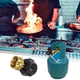 thumbnail image 1 of Heliisoer QCC1 Régulateur Réservoir Gaz Propane Adaptateur Convient à Tout Cylindre Jetable de 1 Lb, 1 of 9