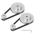 thumbnail image 1 of GT2 Roue Synchrone, Alliage d'Aluminium Poulie Dentée Élastique pour Tour CNC 5mm Alésage Intérieur, 1 of 8