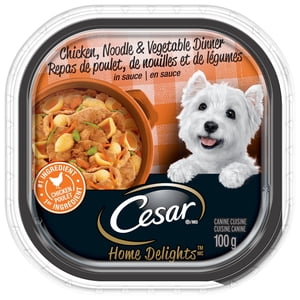 Cesar Home Delights Chicken Noodle & Vegetable Dinner in Sauce Soft Wet Dog Food
