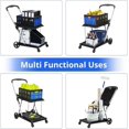 thumbnail image 4 of Bingirl Chariot Pliable avec Roues Utilitaire Pliant Robuste 2 Couches Chariots Utilitaires pour Épicerie Sports Jardin Magasinage Camping Grande Capacité de Stockage Extérieur jusqu'à 200 Lbs, 4 of 6