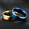 thumbnail image 4 of Wide Anti-rust Men Ring Stainless Steel Simple Exquisite Engagement Ring Fashion Jewelry, 4 of 10