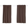 thumbnail image 1 of Hearth & Gear Curtain Pure Pigment Color Rod Curtain Border Curtain Short Curtain Small Curtain Shower Curtain with Fabric Shower Curtain Liner Curtains for Bathroom Bedroom Curtains 45 Inches Long, 1 of 7