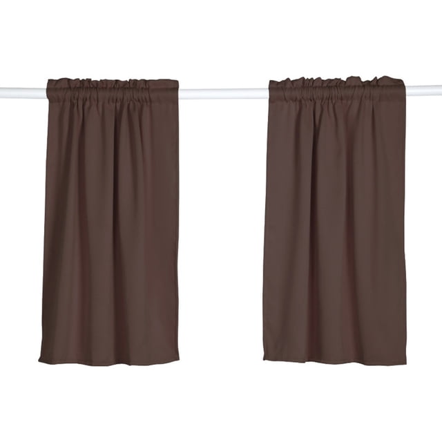 Hearth & Gear Curtain Pure Pigment Color Rod Curtain Border Curtain Short Curtain Small Curtain Shower Curtain with Fabric Shower Curtain Liner Curtains for Bathroom Bedroom Curtains 45 Inches Long