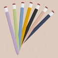 thumbnail image 3 of Pencil Case iPad Tablet Touch Stylus Pen Solid Colour Silicone Cover for Apple Pencil 1st or 2nd Generation New Pencil (USB-C) Pencil 1 Yellow, 3 of 6