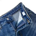 thumbnail image 4 of KIDSCOOL SPACE Little Boys Jeans,Elastic Band Inside Ripped Slim Fit Denim Pants,Light Blue,5-6 Years, 4 of 6