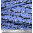thumbnail image 3 of Soimoi Poly Georgette Fabric Insect,Leaves & Floral Artistic Decor Fabric Printed Yards 42 Inch Wide, 3 of 3
