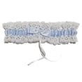 thumbnail image 3 of Ohufall White Garters For Bride 2 Pieces, Wedding Garter For Bride Elasticity Lace Garter, Wedding Garter Set For Bride, 3 of 4