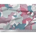 thumbnail image 2 of Soimoi Crepe Silk Fabric Multicolor Camouflage Print Sewing Fabric Yard 42 Inch Wide, 2 of 3