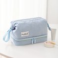 thumbnail image 2 of Travel Bags for Women Translucent Makeup Bag, Makeup Bag Set with Frosted Semi Transparent Zipper, Portable Travel Bag, Easy to Hang Makeup Bag Makeup Travel Bag, 2 of 9