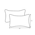 thumbnail image 2 of Pillow Perfect 507255 Été Brise Bleu Rectangle Jeter Oreiller (Lot de 2), 2 of 2