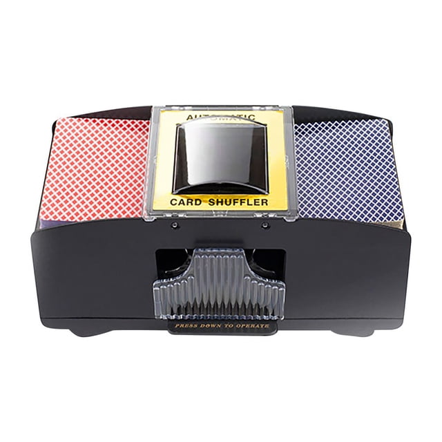 SUTENGDA Shuffle Automatic Shuffler 2 Decks of Playing Cards Table Game Fun Educational Toy for Kids Great Birthday Gift Idea