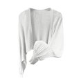 thumbnail image 1 of Women's Summer Cropped Cardigan Sweaters Lantern Sleeves Knit Lightweight Open Front Shrugs Tops 2025, 1 of 3