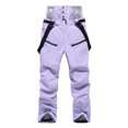thumbnail image 1 of Tidyack,Insulated Ski Pants, Windproof Snowboard Pants, Waterproof Breathable, Men's Large Size, Dual-Layer Design, For Skiing Snowboarding, High-Performance Outdoors Gear, Durable Nylon Lining,, 1 of 9