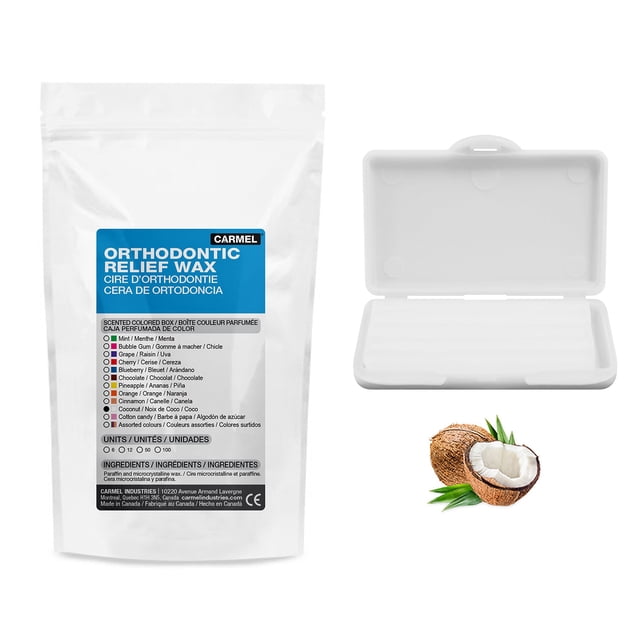 Cire de Soulagement Orthodontique - Sachet de Couleur Parfumée