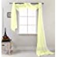 thumbnail image 3 of RT Designers Collection Celine Transparente 54 x 216 Po. Foulard-Rideau Transparente, Miel, 3 of 6