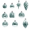thumbnail image 1 of Birdeem 12Pcs Christmas Tree Ornament Pendant Party Supplies Tree Hanging Plastic Ball, 1 of 1