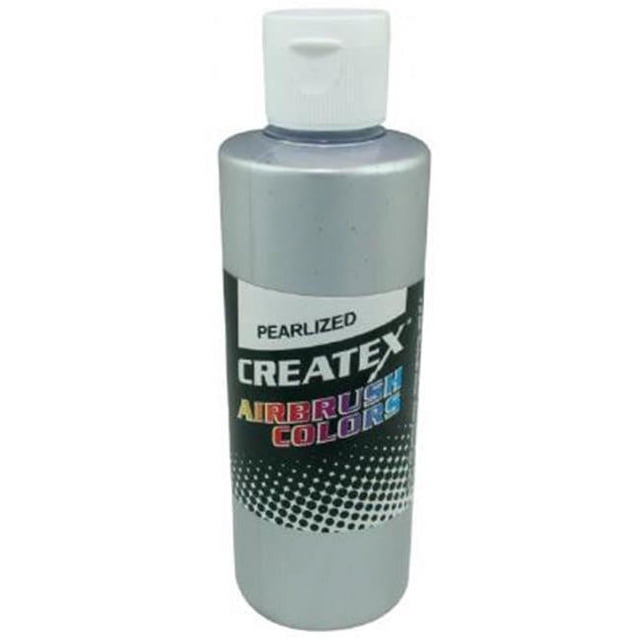 Createx 5308-04 Airbrush Paint 4oz Pearlescent Silver