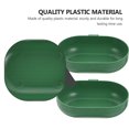 thumbnail image 4 of Miangastore 2Pcs Plastic Birds Shower Basins Parrot Washing Boxes Multifunction Pet Basins (Green), 4 of 8