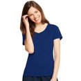 thumbnail image 1 of Hanes T-Shirt Col en V pour Femmes X-Temp, TG, Marine, 1 of 4