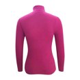 thumbnail image 5 of Dagegui Chandails à Col Roulé pour Femmes Tricot Côtelé Manches Longues Chandail Extensible Ajusté Automne Hauts Rose Vif,m, 5 of 5