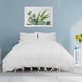 thumbnail image 2 of Unique Bargains 110gsm Brushed Polyester Duvet Cover Set Bedding Set with Bowtie,3-Pieces,, 2 of 9