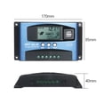 thumbnail image 2 of Yeacher MPPT Solar Charge Controller Dual USB Solar Controller Smart LCD Screen MPPT Tracking 5V/2A Dual USB Output 12V/24V Automatic Identification, 2 of 8